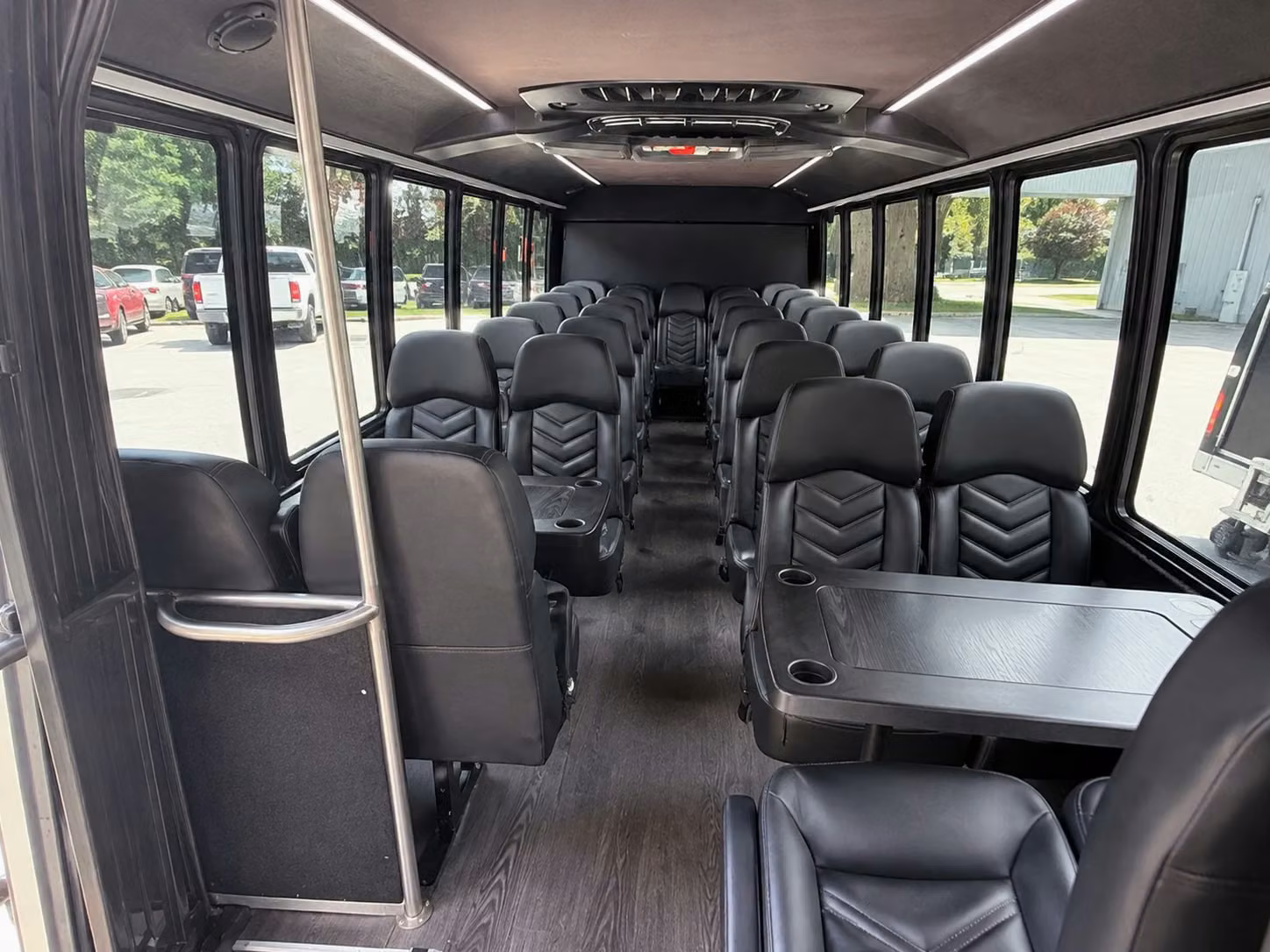 15 passenger minibus interior
