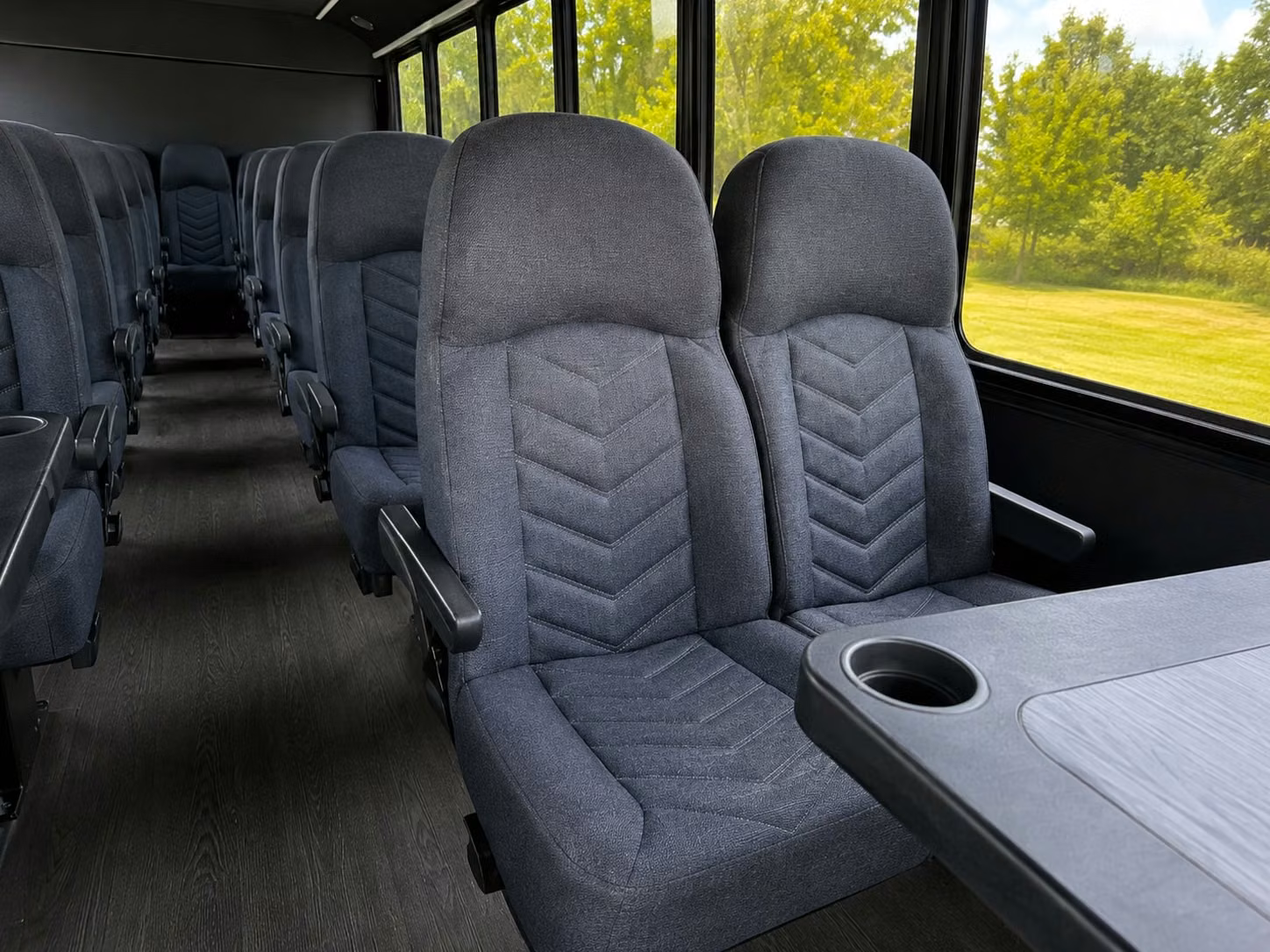18 passenger minibus inside