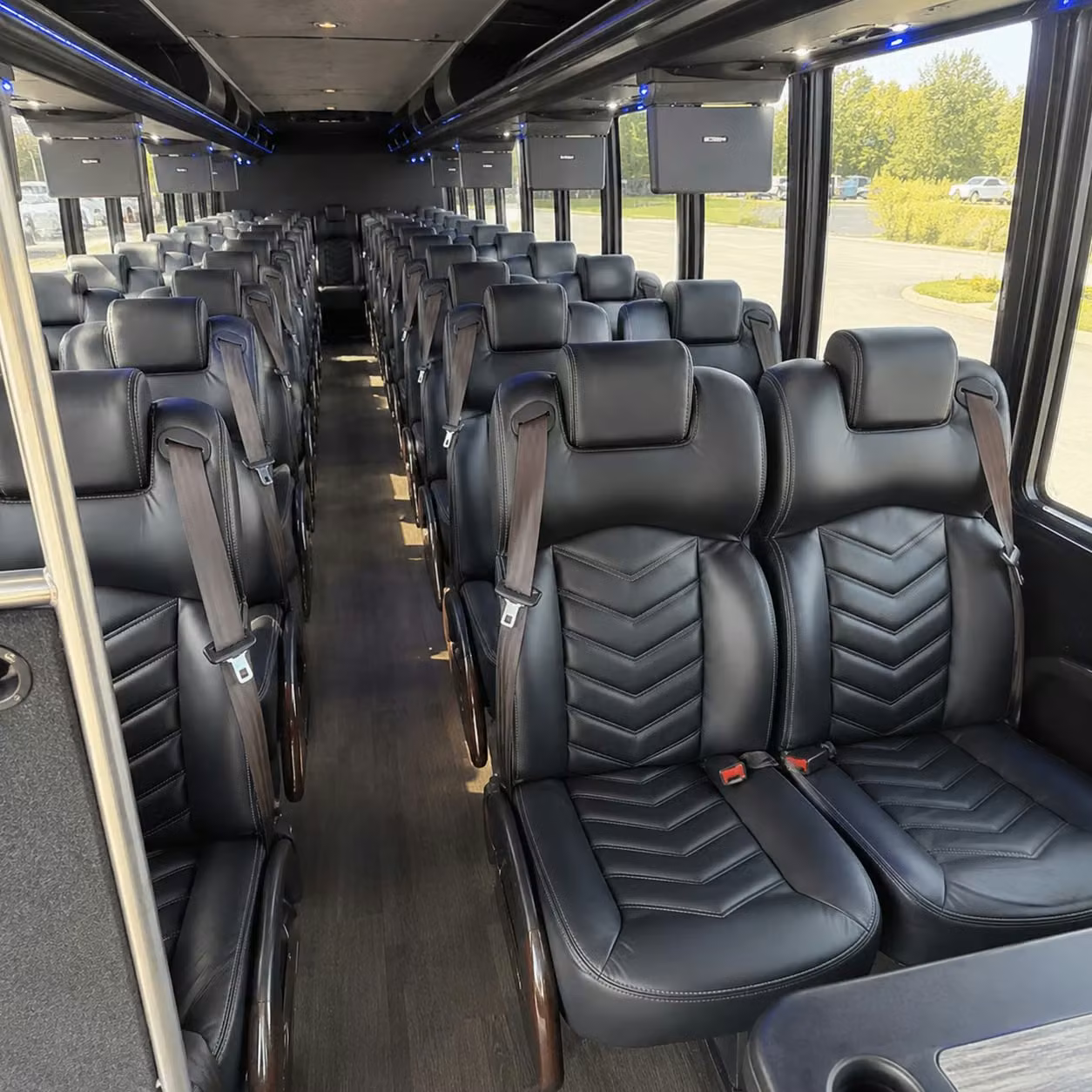 25 passenger minibus inside