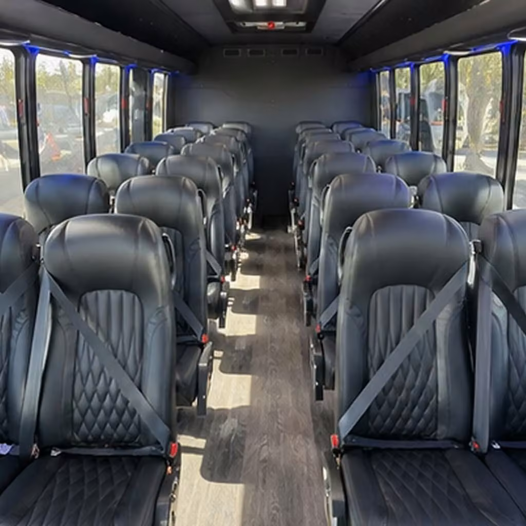30 passenger minibus inside
