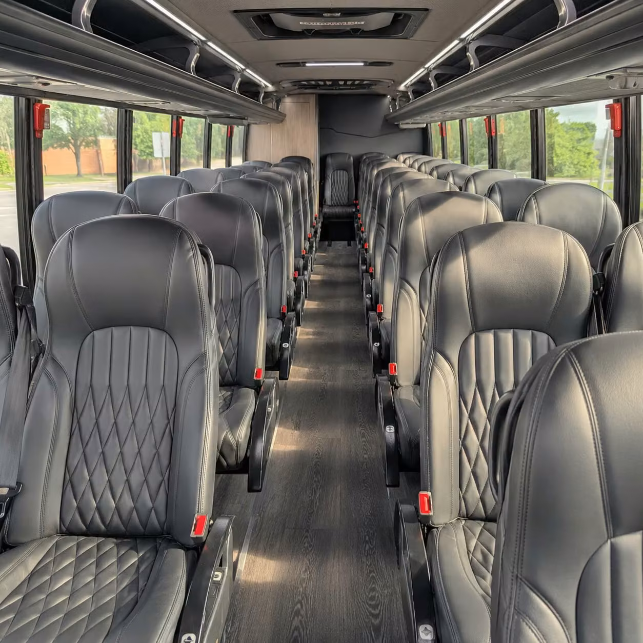 30 passenger minibus interior