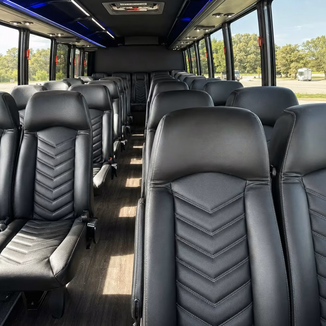 35 passenger minibus inside