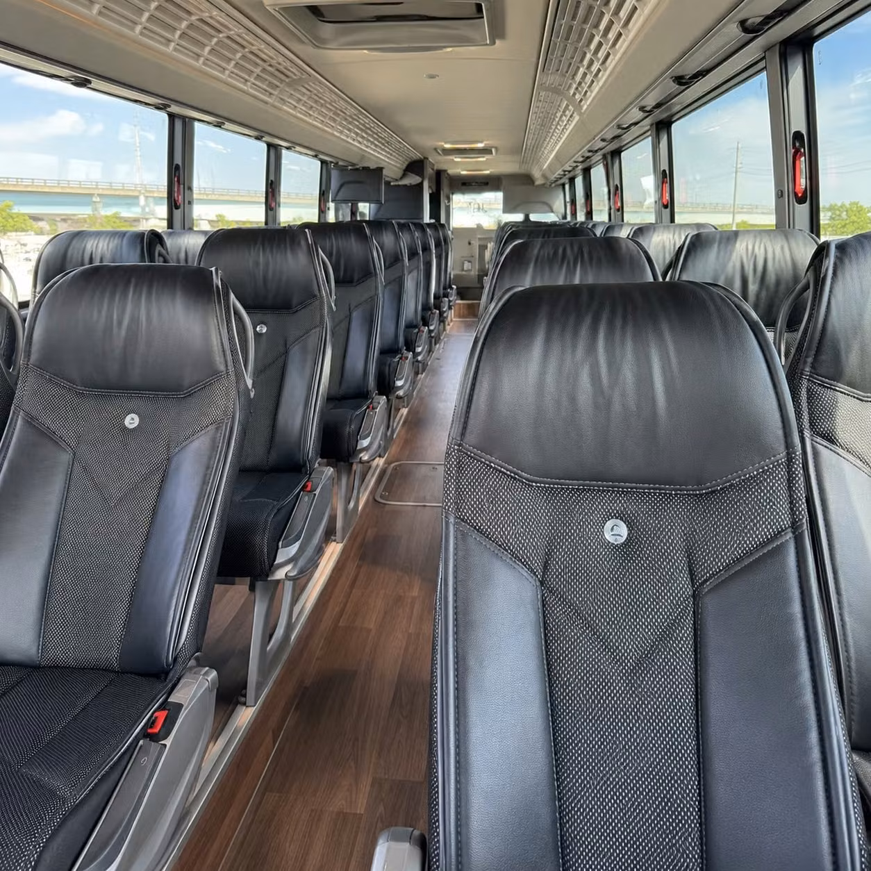 norwalk charter bus interior