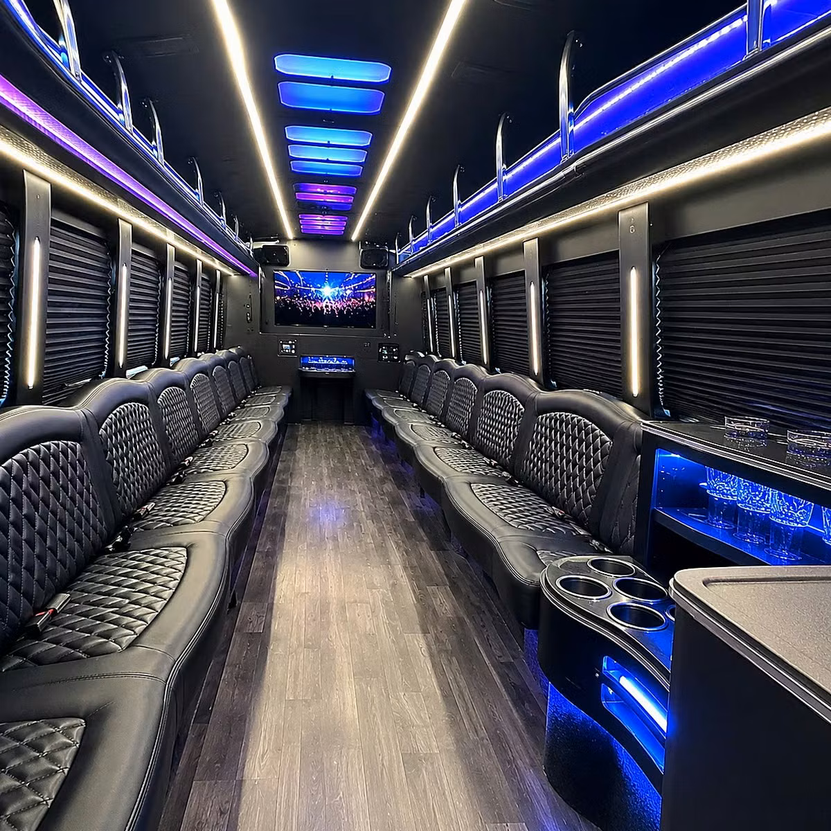 party bus interior