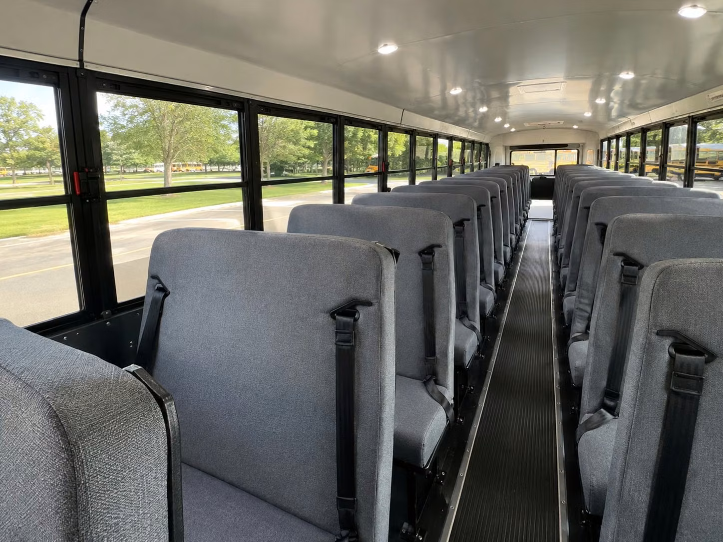 school bus interior