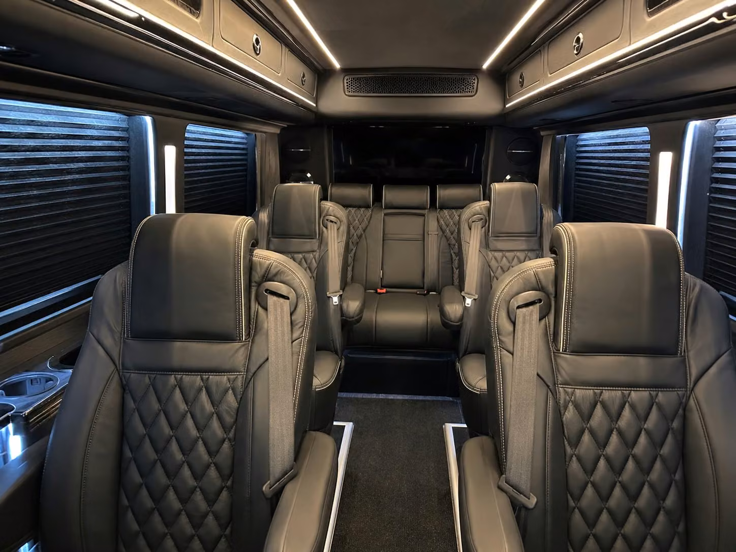 sprinter van with driver interior